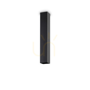 Ceiling Light Ideallux LOOK 233826 Black Metal GU10 40 cm small 2