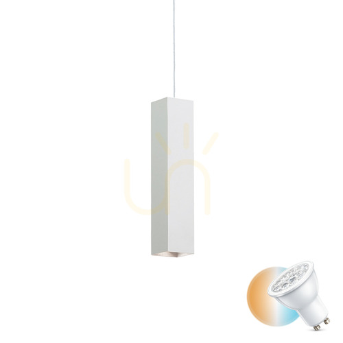 Check Pendant Light Ideallux Look Sky SP1 Bianco White Metal GU10 126906