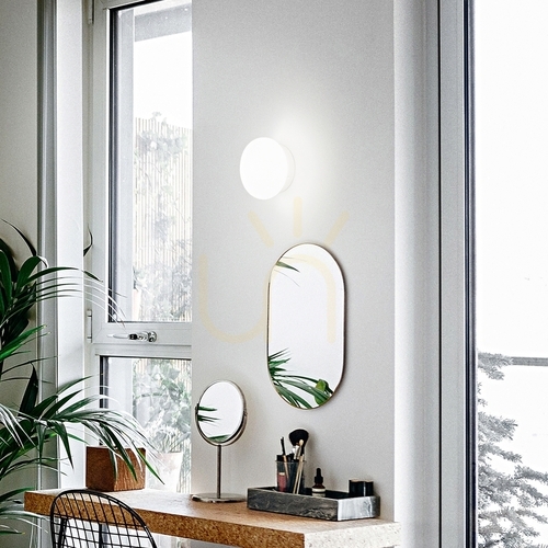 Check Wall Light Ideallux SMARTIES AP1 White Glass G9 14 cm 014814
