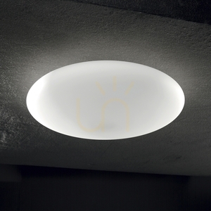 Plafon Ideallux Smarties PL2 White Glass 42.5 cm 032047 small 2