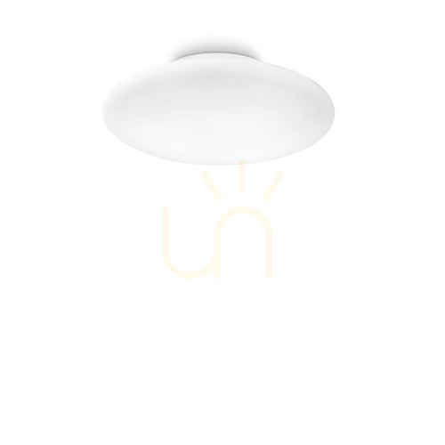 Check Plafon Ideallux Smarties PL2 White Glass 42.5 cm 032047