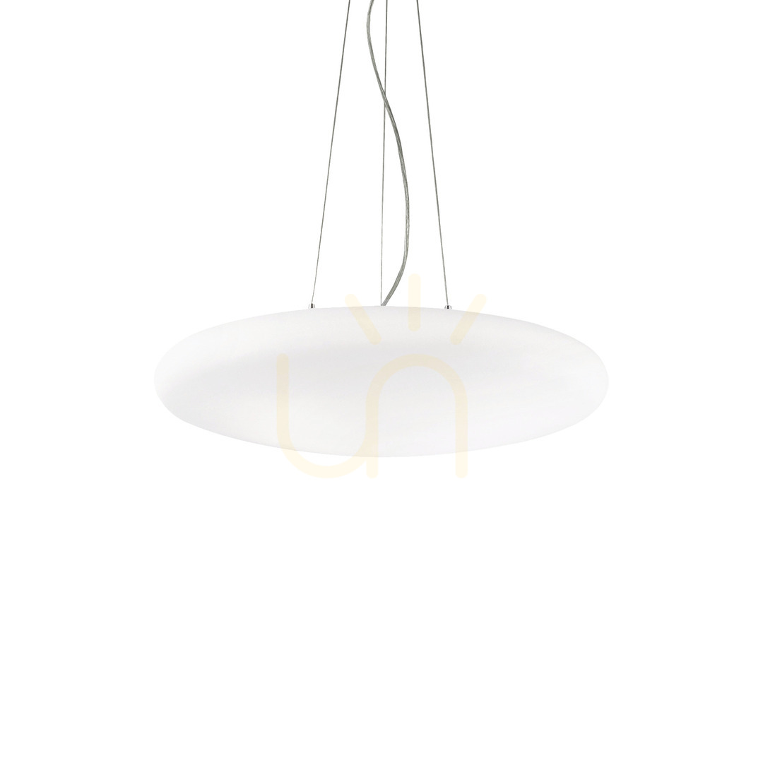 Pendelleuchte Ideallux Smarties SP3 D42 weiß Glas 3-flammig E27 032016