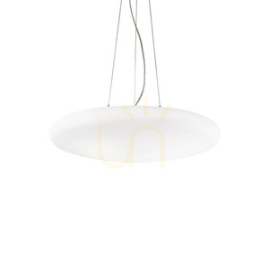 Pendant Light Ideallux Smarties SP5 D60 White Glass 031996 small 0
