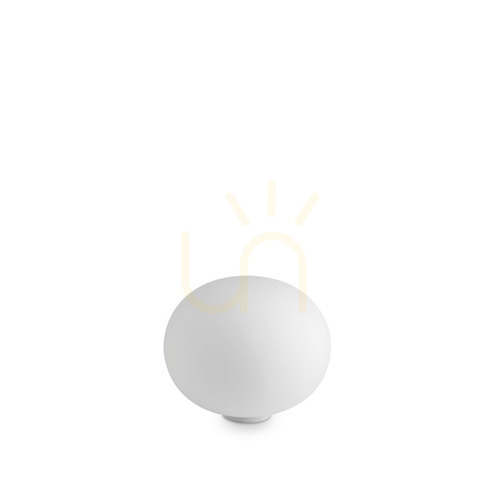 Check Table Lamp Ideallux SMARTIES TL1 White Glass 40 cm 327914