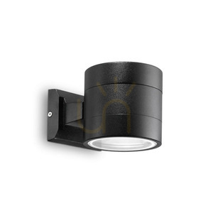 Outdoor Wall Lamp Ideal Lux SNIF Round AP1 Anthracite 061467 small 2