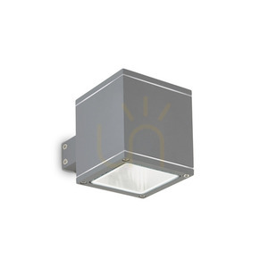 Outdoor Wall Lamp Ideallux SNIF Square AP1 Anthracite 121963 small 0