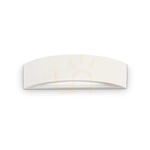 Check Wall Light Ideallux SODA AP1 White Gypsum 30 cm 105710