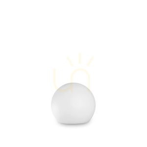 Outdoor Standing Light Ideallux Sole PT1 White Globe 20 cm 318820 small 0