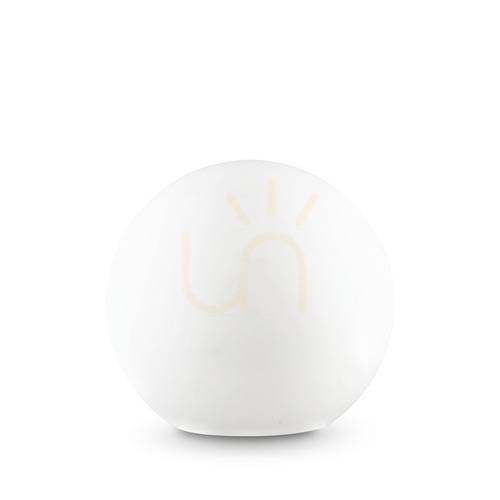Check Outdoor Standing Light Ideallux SOLE 50 White Garden Ball E27 IP65 191614