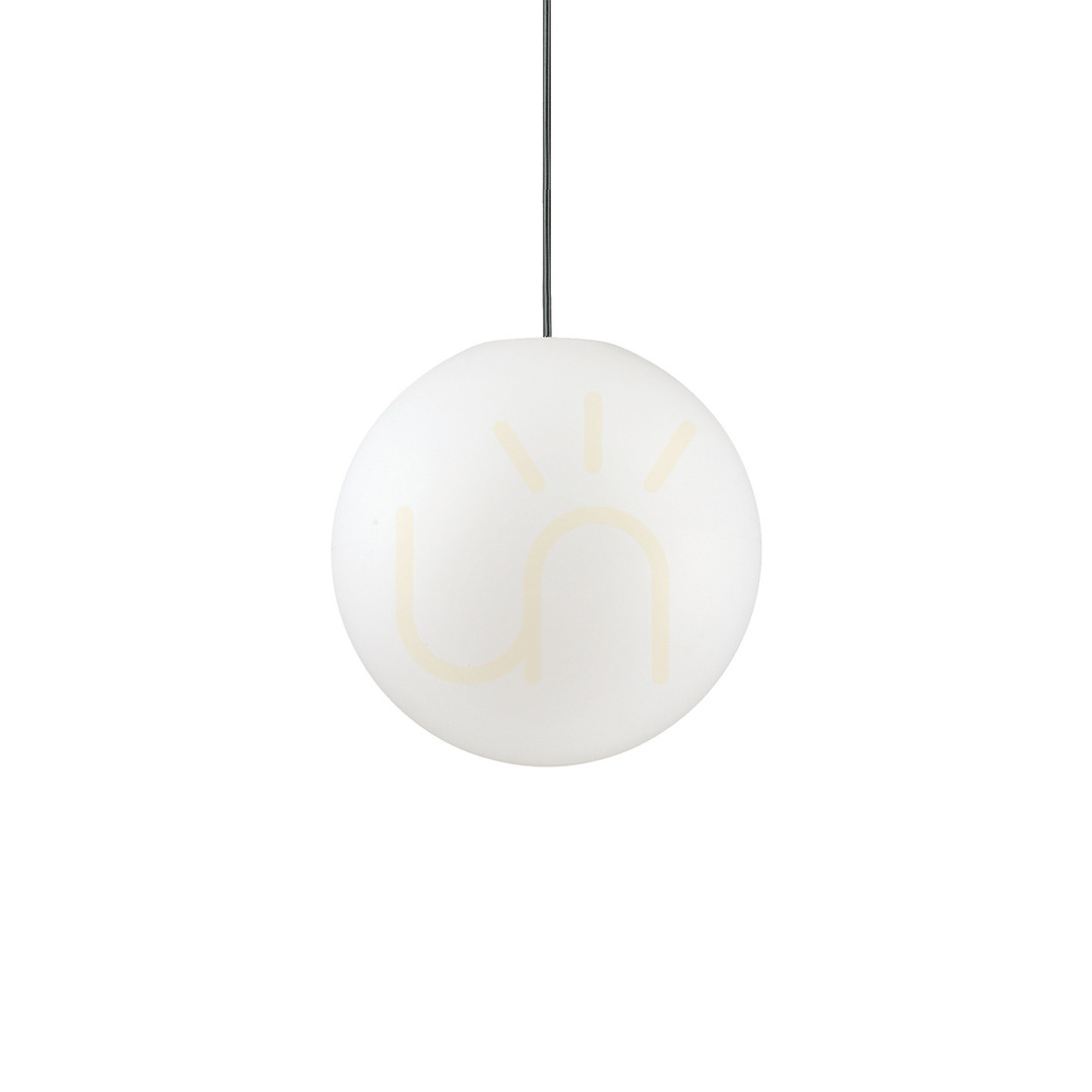 Pendant Light Ideallux Sole SP1 D30 White Outdoor 30 cm 135991