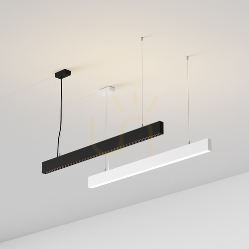 Check Lighting Beam Ideallux Steel Accent 2-Light 36W 3000K White 107 cm 270180