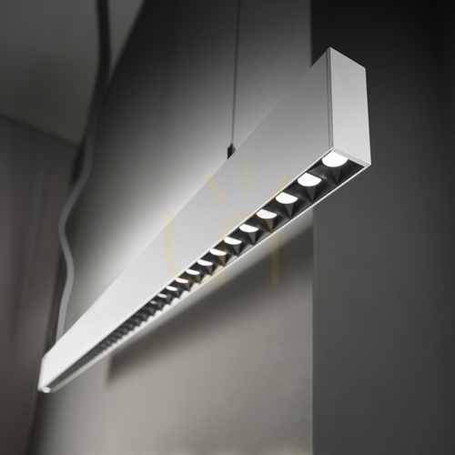 Check Lighting Beam Ideallux Steel Accent 4000K White 107 cm 2x18W 267159