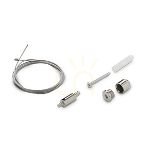 Single Cable Kit Ideallux Steel Silver 2 m 271750 small 0