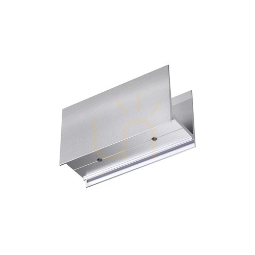 Check Straight Continuous Connector Ideallux STEEL Silver Aluminum 271712