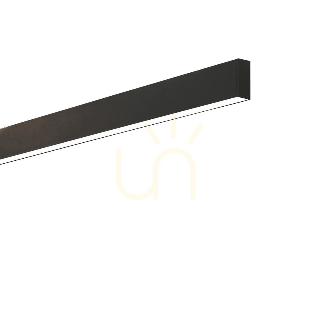 Lichtleiste Ideallux STEEL WIDE schwarz 107 cm 36W 4000K 2-flammig 267135