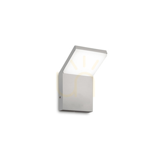 Check Outdoor Wall Lamp Ideallux Style 322650 Grey LED 8.5W 3000K IP54