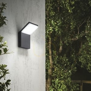 Outdoor Wall Lamp Ideallux STYLE AP SENSOR White LED 9W 3000K 269146 small 1