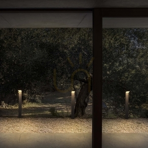 Outdoor Standing Light Ideallux Style 322384 Anthracite 100 cm 3000K LED small 1