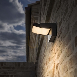 Outdoor Wall Lamp Ideallux Swipe Anthracite LED 20.5W 287683 small 4