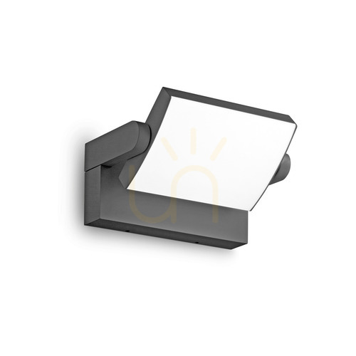 Check Outdoor Wall Lamp Ideallux Swipe Anthracite LED 20.5W 287683