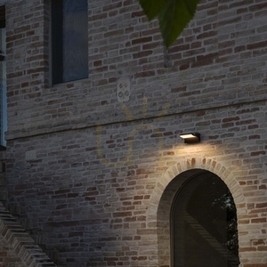 Outdoor Wall Lamp Ideallux Swipe AP Bianco White LED 20.5W 287690 small 2