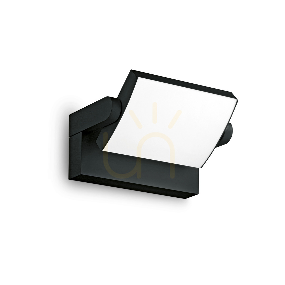 Outdoor Wall Lamp Ideallux Swipe AP Nero Black LED 20.5W 287706