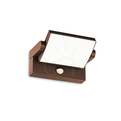 Check Outdoor Wall Lamp Ideallux SWIPE AP SENSOR Coffee Brown LED 21W 307176