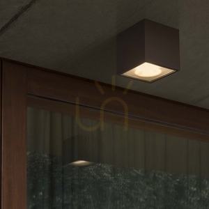 External Ceiling Light Ideallux TECHO PL1 Big Anthracite GU10 IP54 251516 small 4