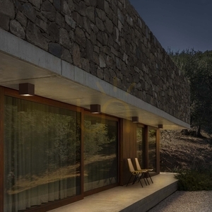 Outdoor Ceiling Light Ideallux TECHO PL1 BIG Grey 15 cm GU10 IP54 326887 small 2