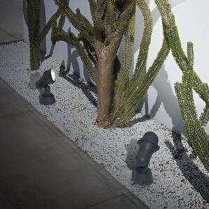 Outdoor Wall Lamp Ideal Lux Terra AP1 Small Anthracite GU10 046181 small 1