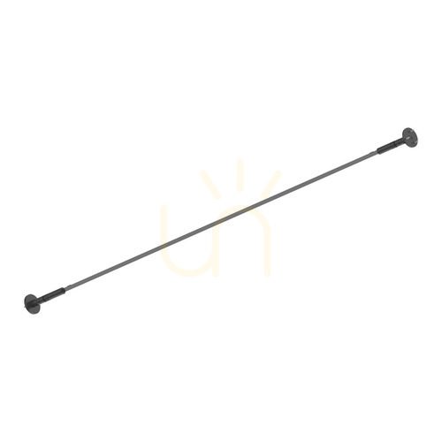 Check LED Linear System Ideallux TESI 302263 Black 5.3 m Aluminium Profile