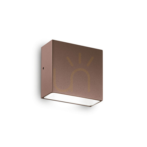 Check Outdoor Wall Lamp Ideallux TETRIS-1 AP1 Coffee Brown Aluminum 213323