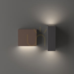 Outdoor Wall Lamp Ideallux Tetris 113760 Grey Aluminum G9 IP54 small 4