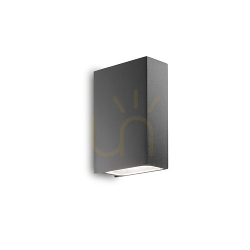 Check Outdoor Wall Lamp Ideallux Tetris AP2 Anthracite 2xG9 Aluminum 113791