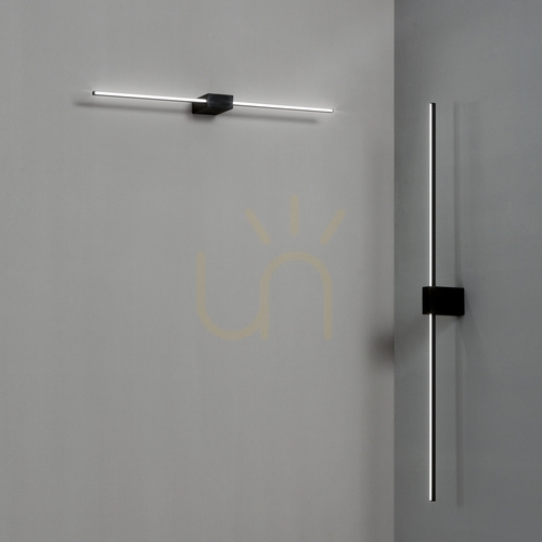 Check Wall Light Ideal Lux Essence Theo AP D115 Black LED 19W 3000K 311784