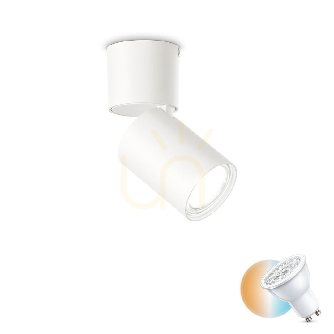 Plafon sufitowy Ideallux Toby PL1 Biały GU10 271538