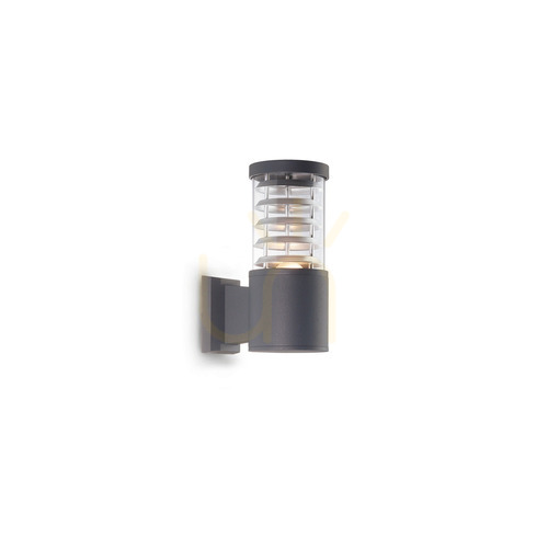 Check Outdoor Wall Lamp Ideallux Tronco AP1 Anthracite Aluminum E27 027005
