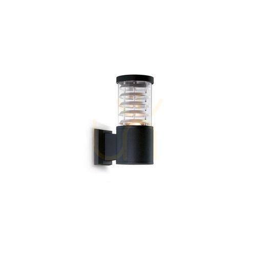 Check Outdoor Wall Lamp Ideallux Tronco AP1 Nero Black Aluminum E27 004716