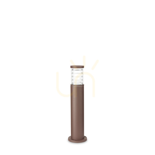 Check Outdoor Standing Light Ideallux Tronco 163758 Brown Aluminum 60.5 cm
