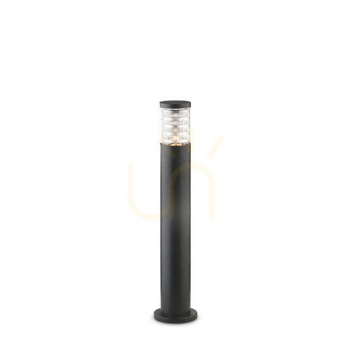 Check Outdoor Standing Light Ideallux TRONCO 004723 Black Aluminum H80.5 cm