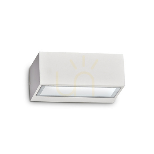 Check Outdoor Wall Lamp Ideallux Twin AP1 Bianco White Aluminum G9 115351