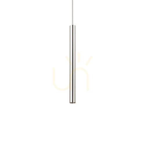 Check Pendant Light Ideallux Ultrathin Chrome Round 6 cm 11.5W 187662
