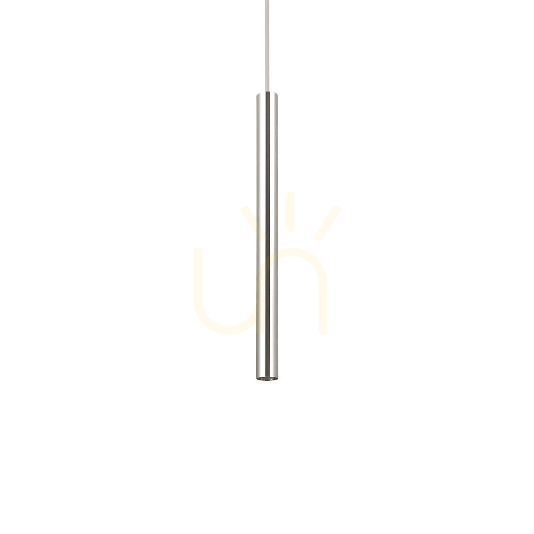 Pendelleuchte Ideallux Ultrathin Round Chrom 6 cm LED 11,5W 187662