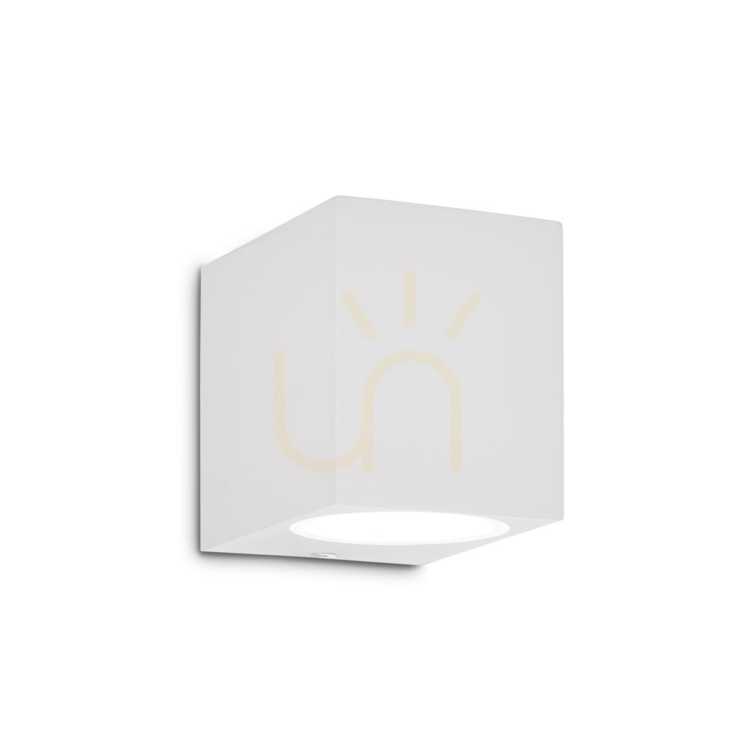 Outdoor Wall Lamp Ideallux UP AP1 Bianco White G9 Aluminum 115290