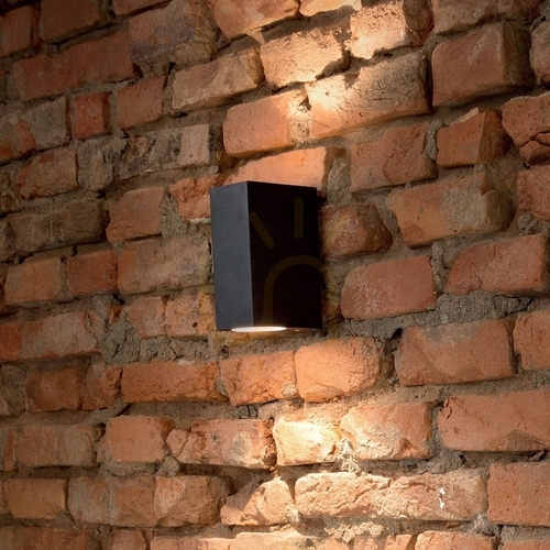 Check Ideal Lux UP AP2 Coffee Outdoor Wall Light Brown 2×G9 IP44 213354