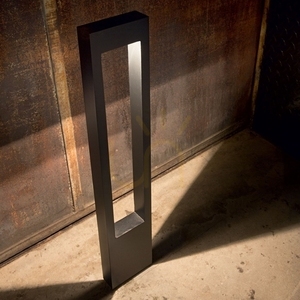 Outdoor Standing Light Ideallux Vega PT1 Grey 80 cm Aluminum G9 136042 small 5