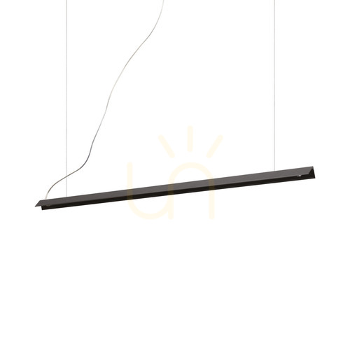 Check Pendant Light Ideallux V-Line SP Nero Black LED 110 cm 275376