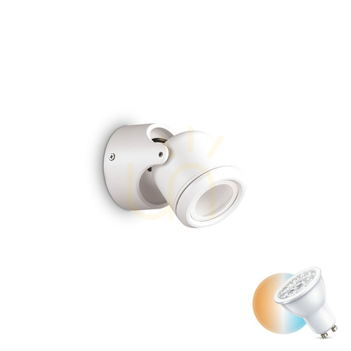 Check Outdoor Wall Lamp Ideallux Xeno AP1 Bianco White GU10 129488