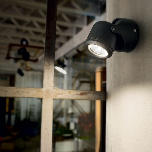 Check Outdoor Wall Lamp Ideallux Xeno AP1 Nero Black GU10 129464