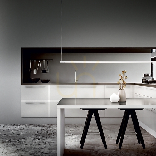 Check Pendant Light Ideallux Yoko SP Bianco White LED 146 cm 258898